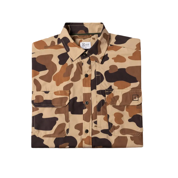 Short Sleeve “The Scout” - Red Hills Camo - Bull and Briar Leather LLC