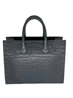 Alligator Market Tote - Navy