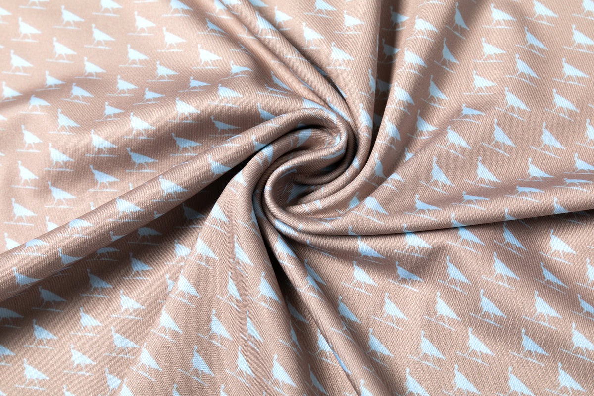 “The Jake” Adult Polo Brown Light Blue Turkey