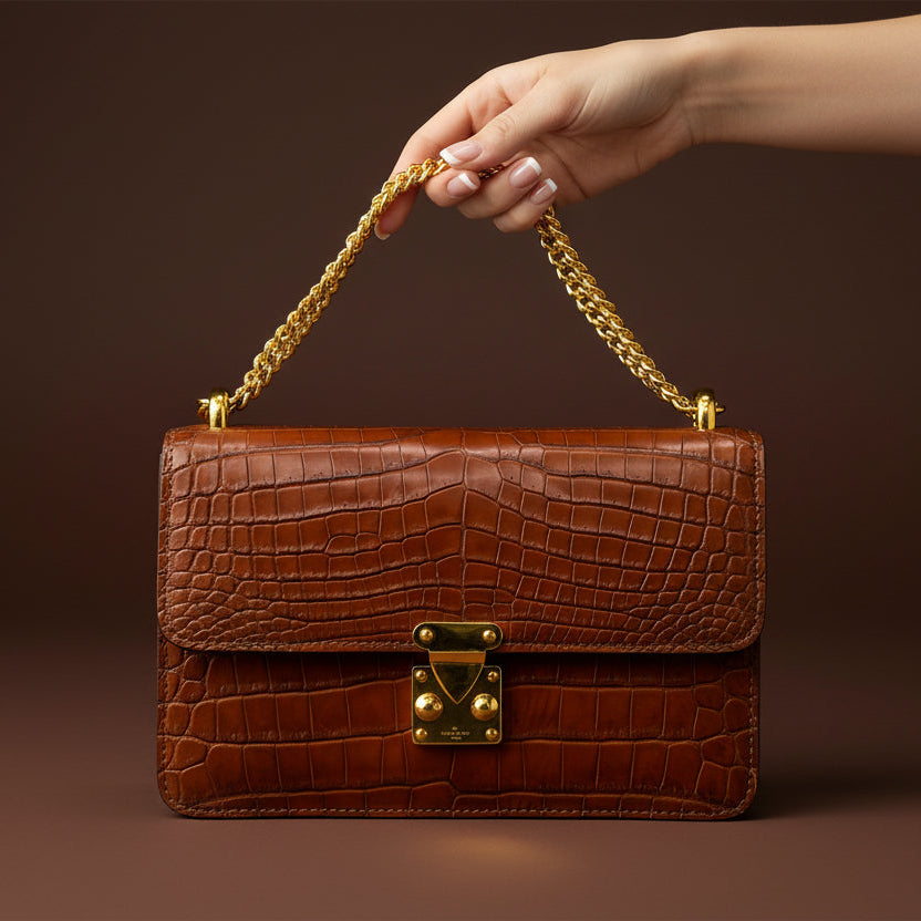Alligator Chain Bag