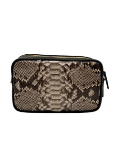 Black & White Python Genuine Leather Cross Body