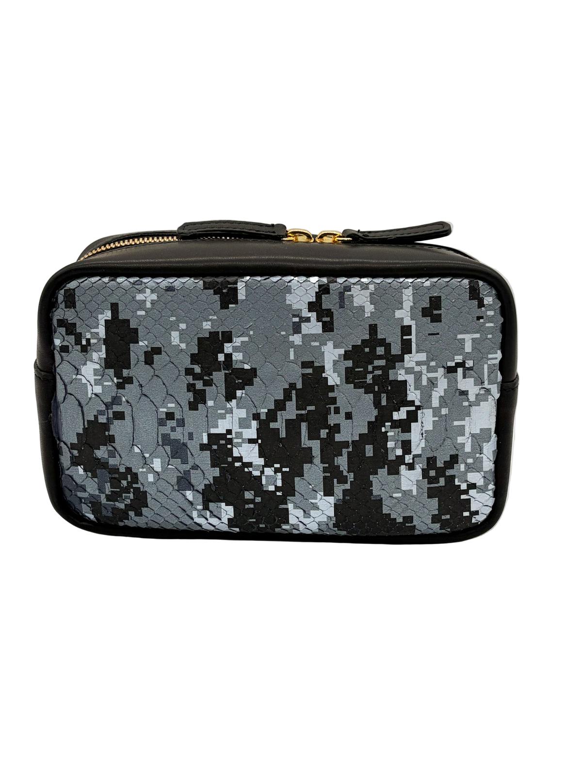 Digital Camouflage Python Genuine Leather Cross Body