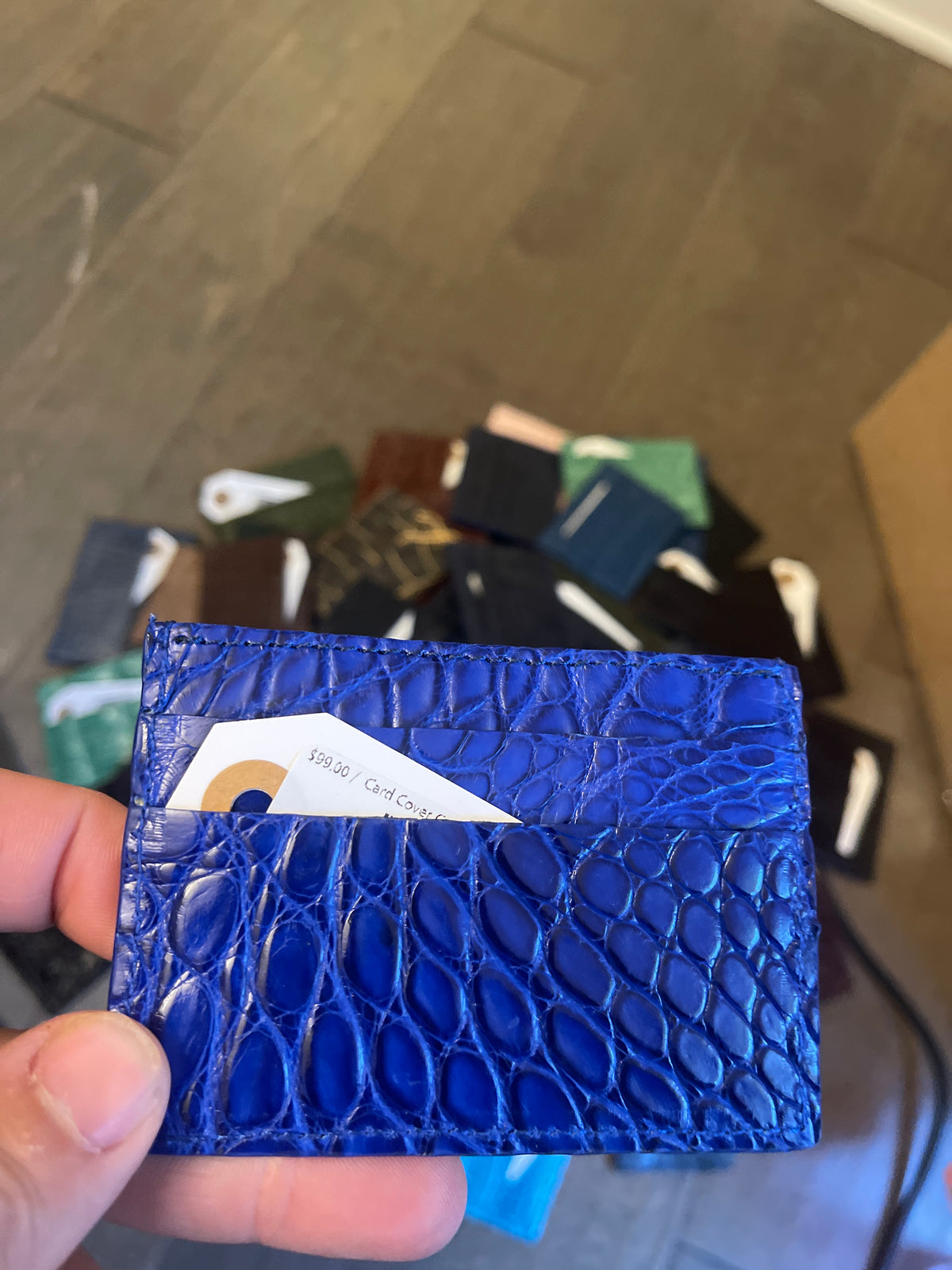 Card Cover Genuine Alligator