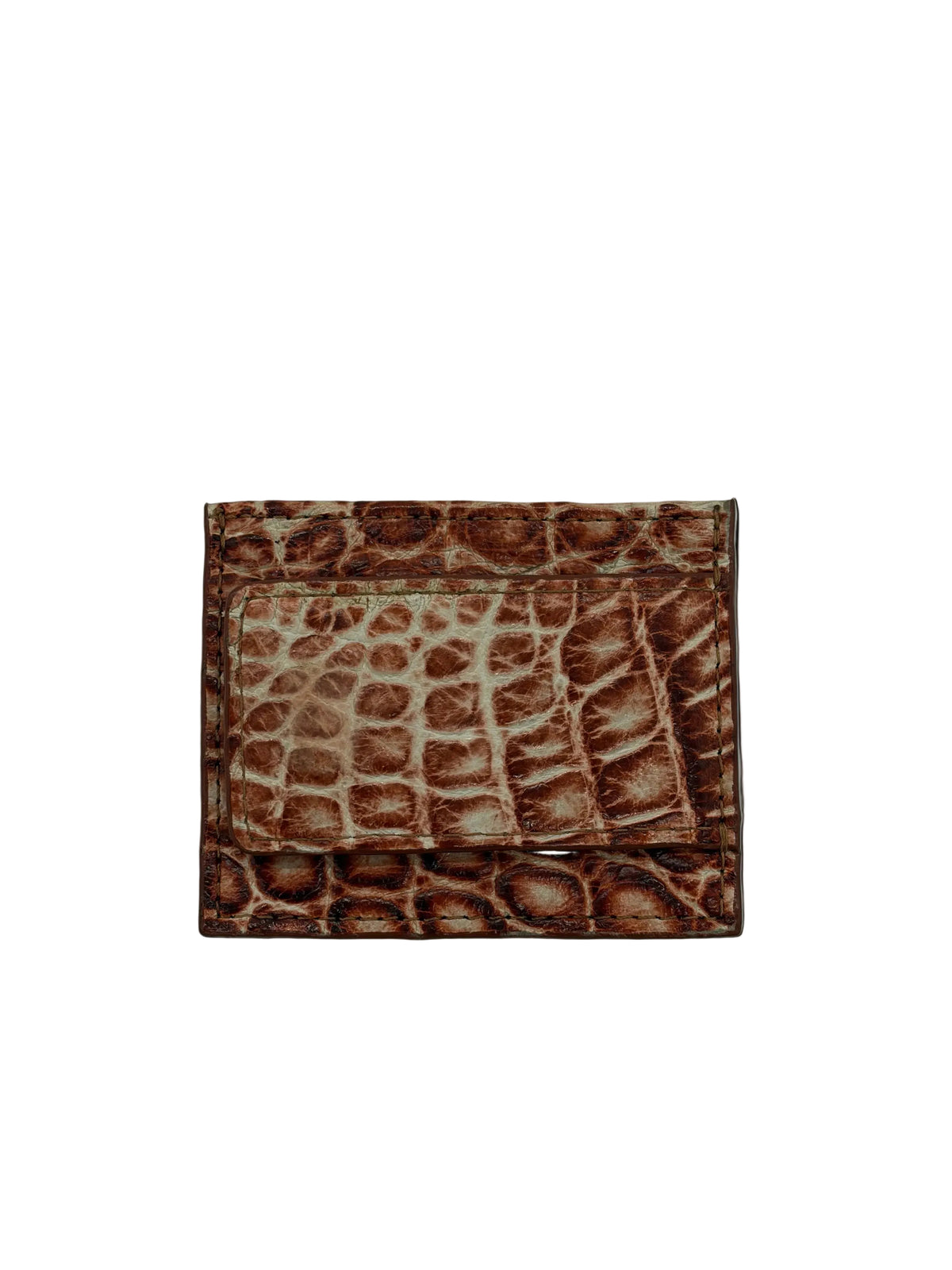 Alligator Money Clip Front Pocket Wallet