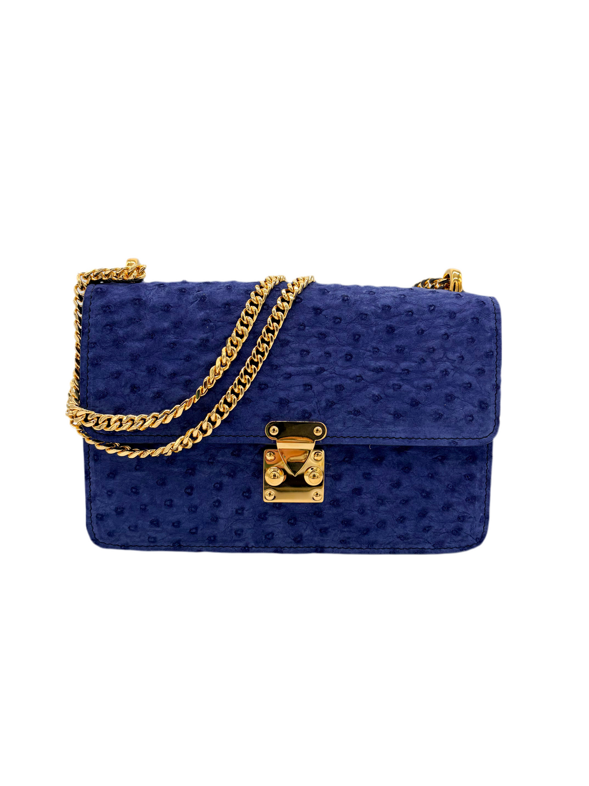 Ostrich Chain Bag