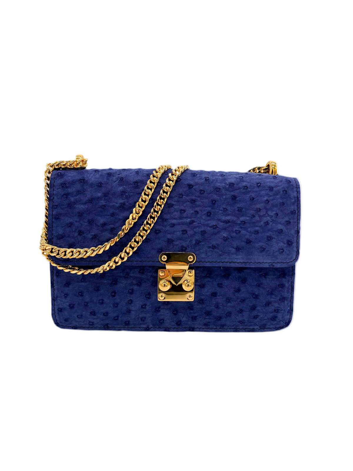 Ostrich Chain Bag