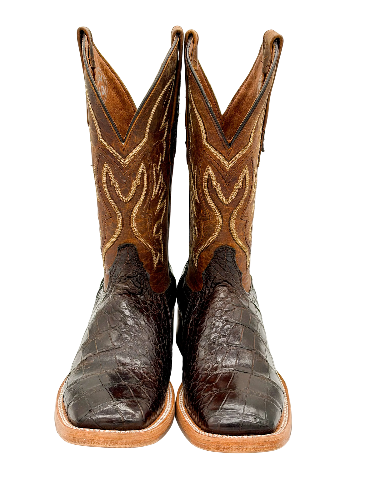 Dark Brown Square Toe