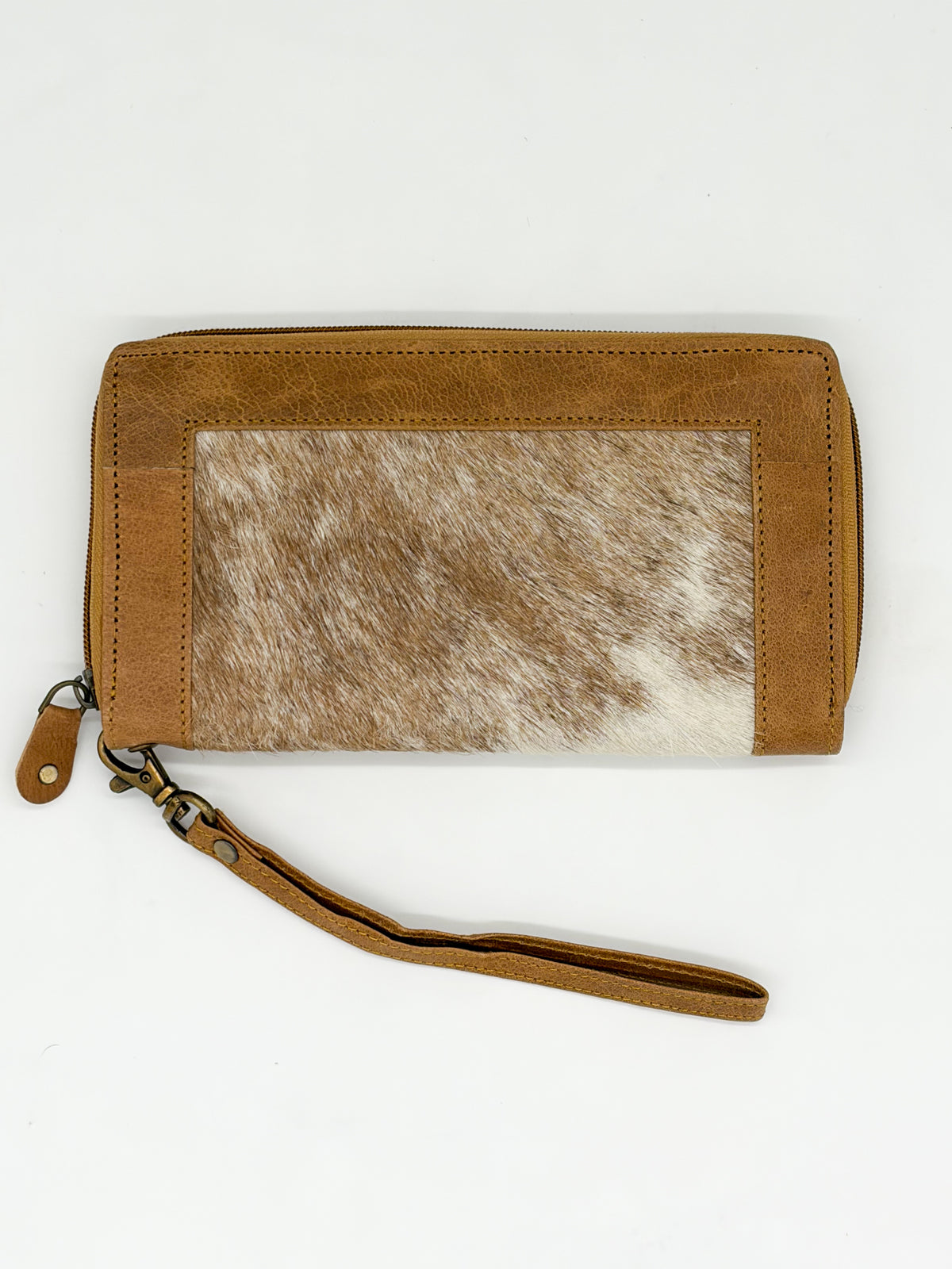Fur-On Zippered Women's Wallet