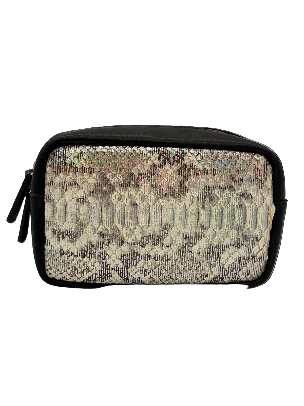 Iridescent Python Genuine Leather Cross Body