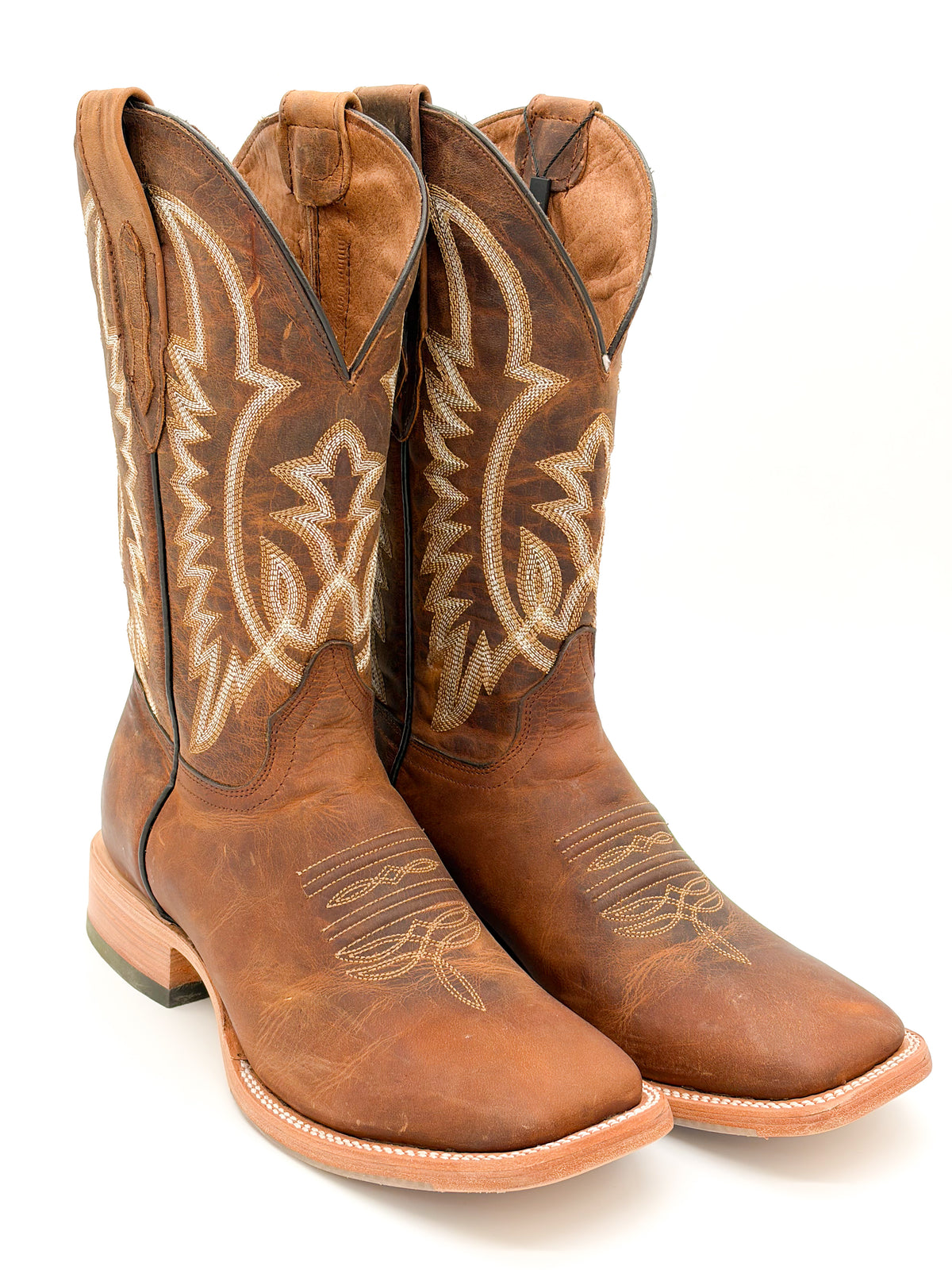 Bison Brown Squar Toe