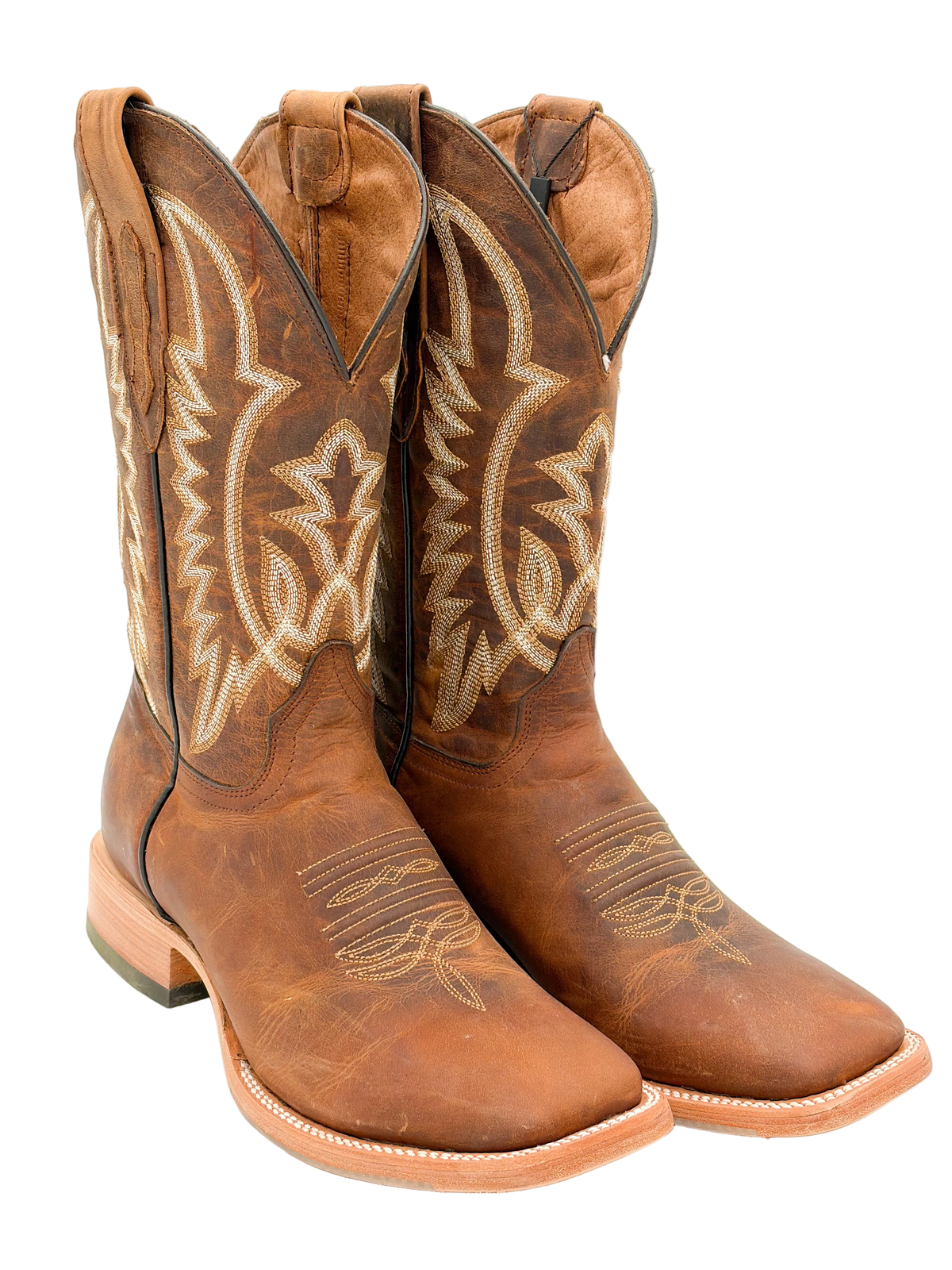 Bison Brown Squar Toe