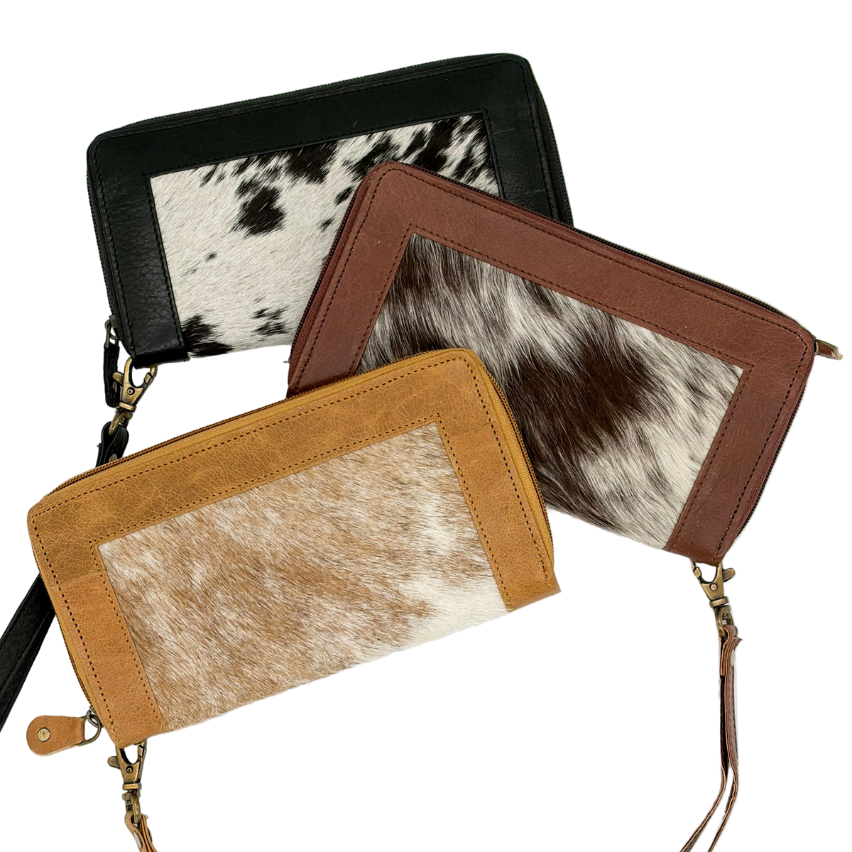 Fur-On Zippered Women's Wallet
