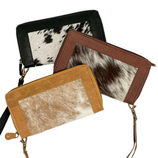 Fur-On Zippered Women's Wallet