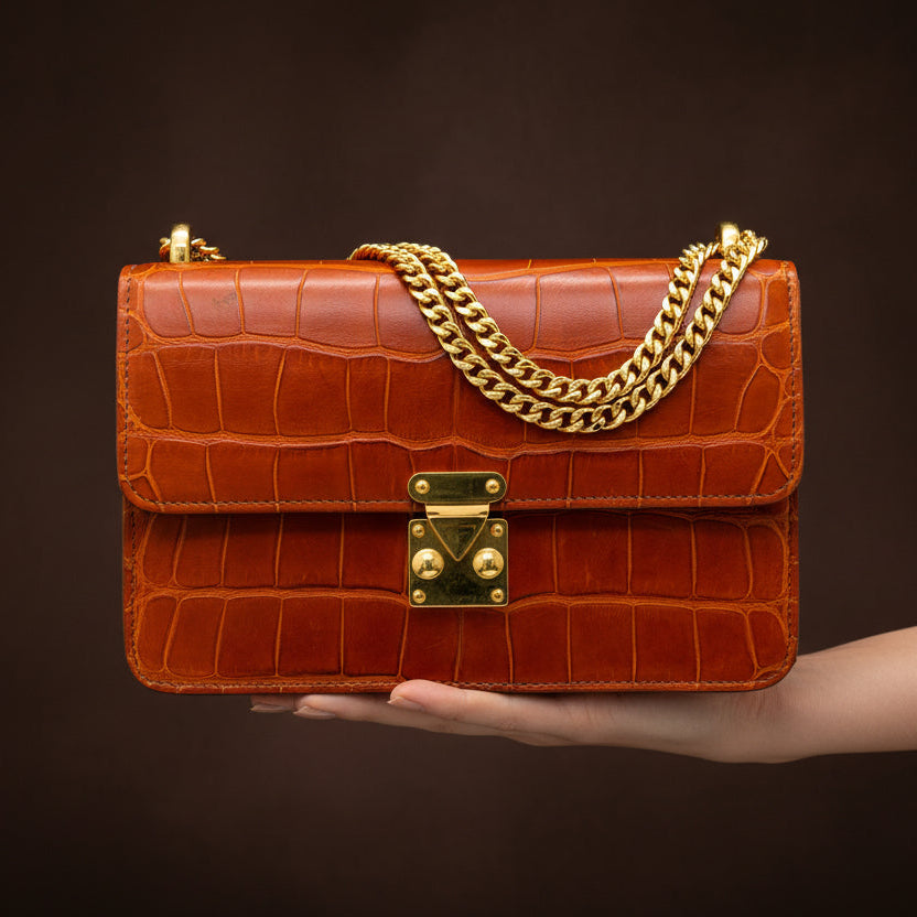 Alligator Chain Bag