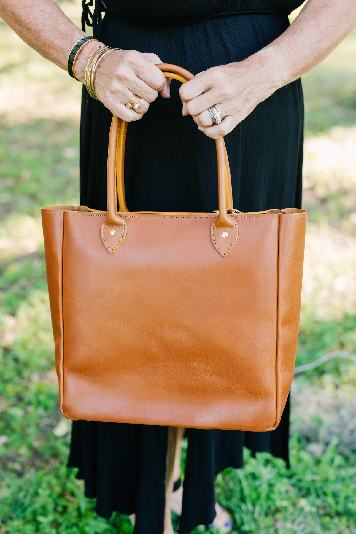 The Charleston Leather Tote Bag