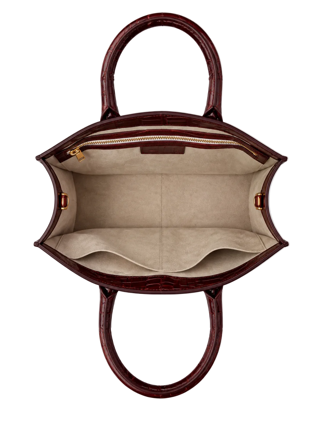 Alligator Market Tote - Sienna