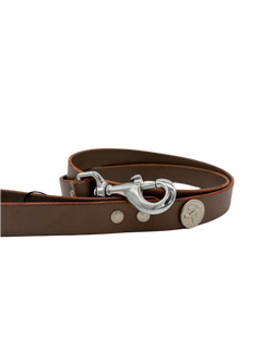 Bridle Leather Dog Leash