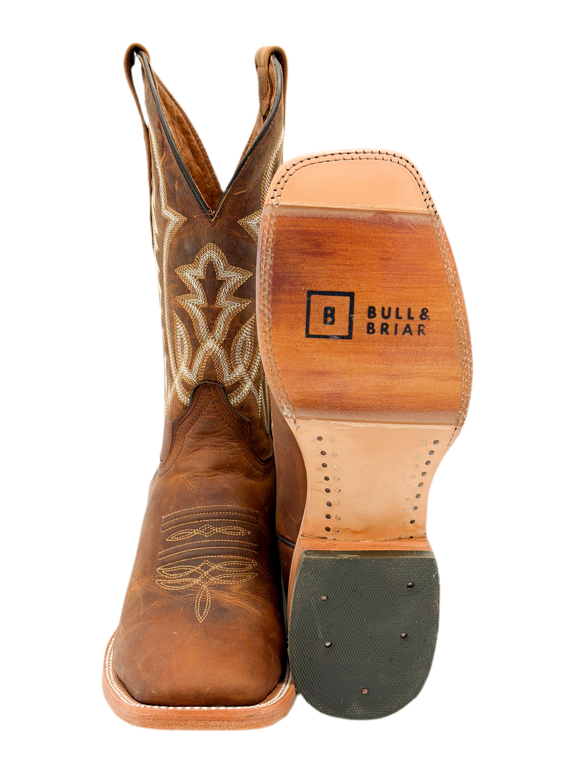 Bison Brown Squar Toe