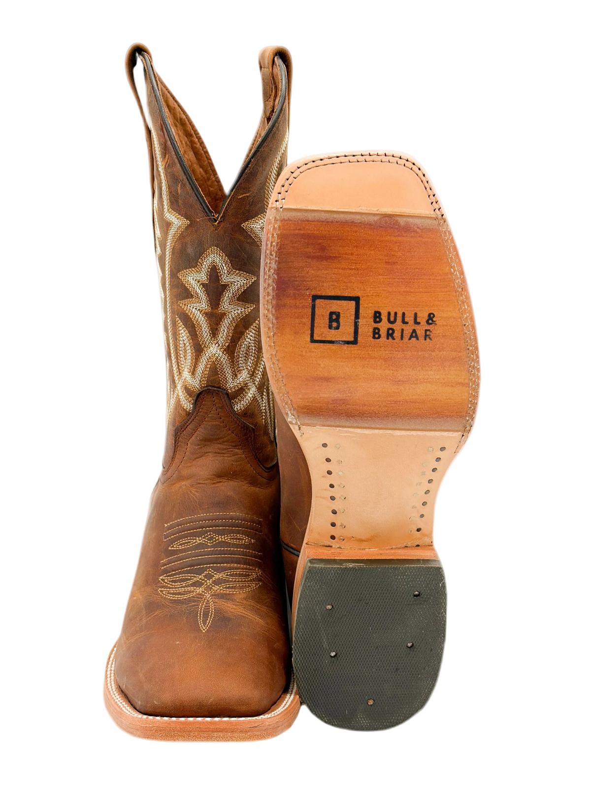 Bison Brown Squar Toe