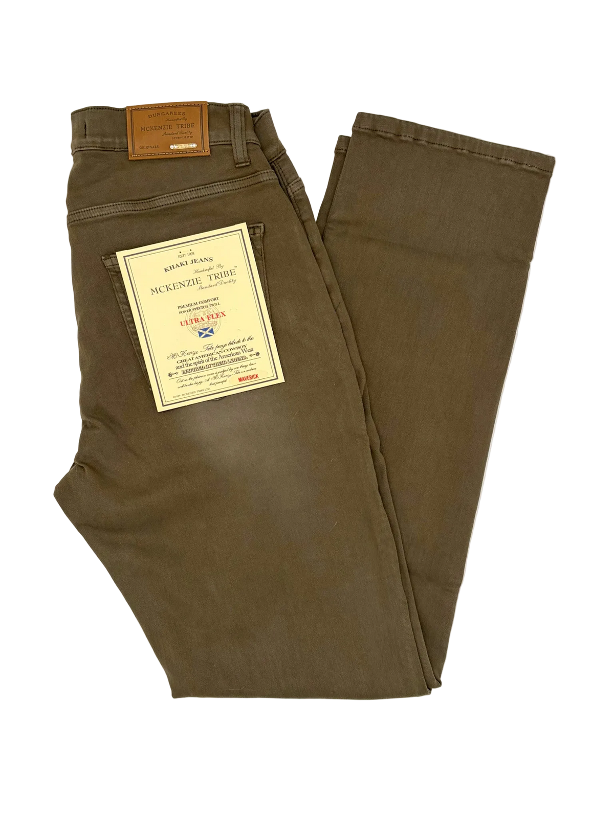 McKenzie Tribe 5 Pocket Pant Ultra Flex Premium Maverick - Olive
