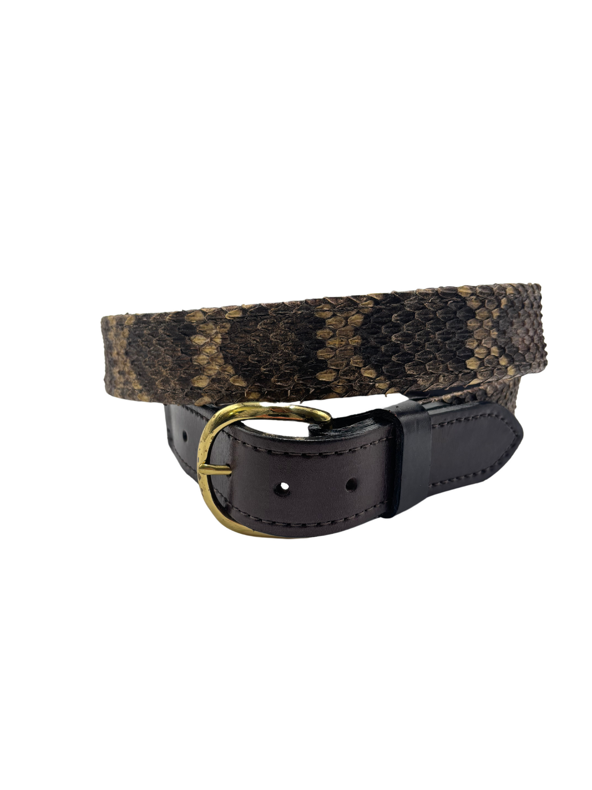 Bull &amp; Briar 1&quot; 1/2 Eastern Diamondback Bridle Leather Belt