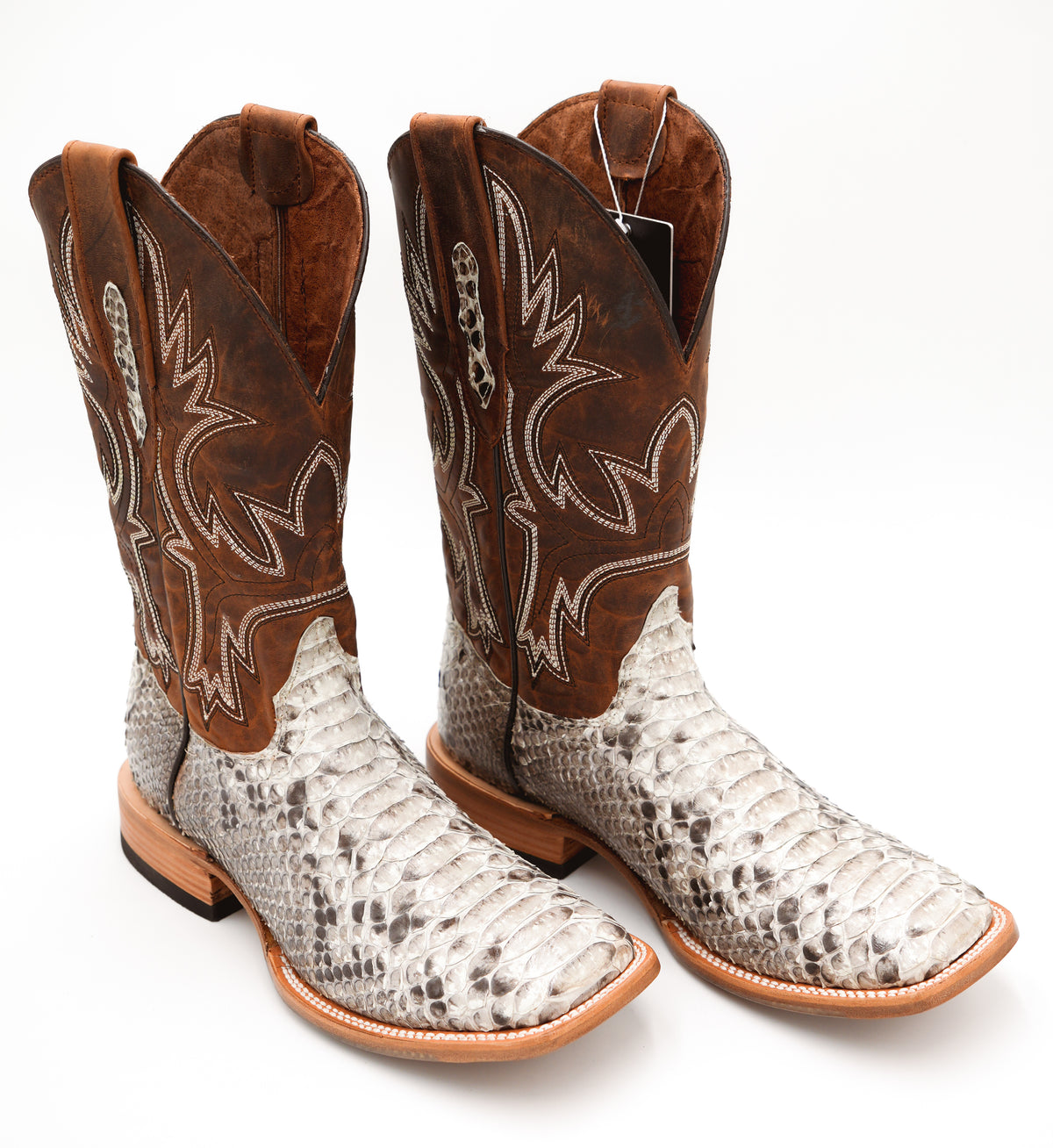 Natural Python Boots