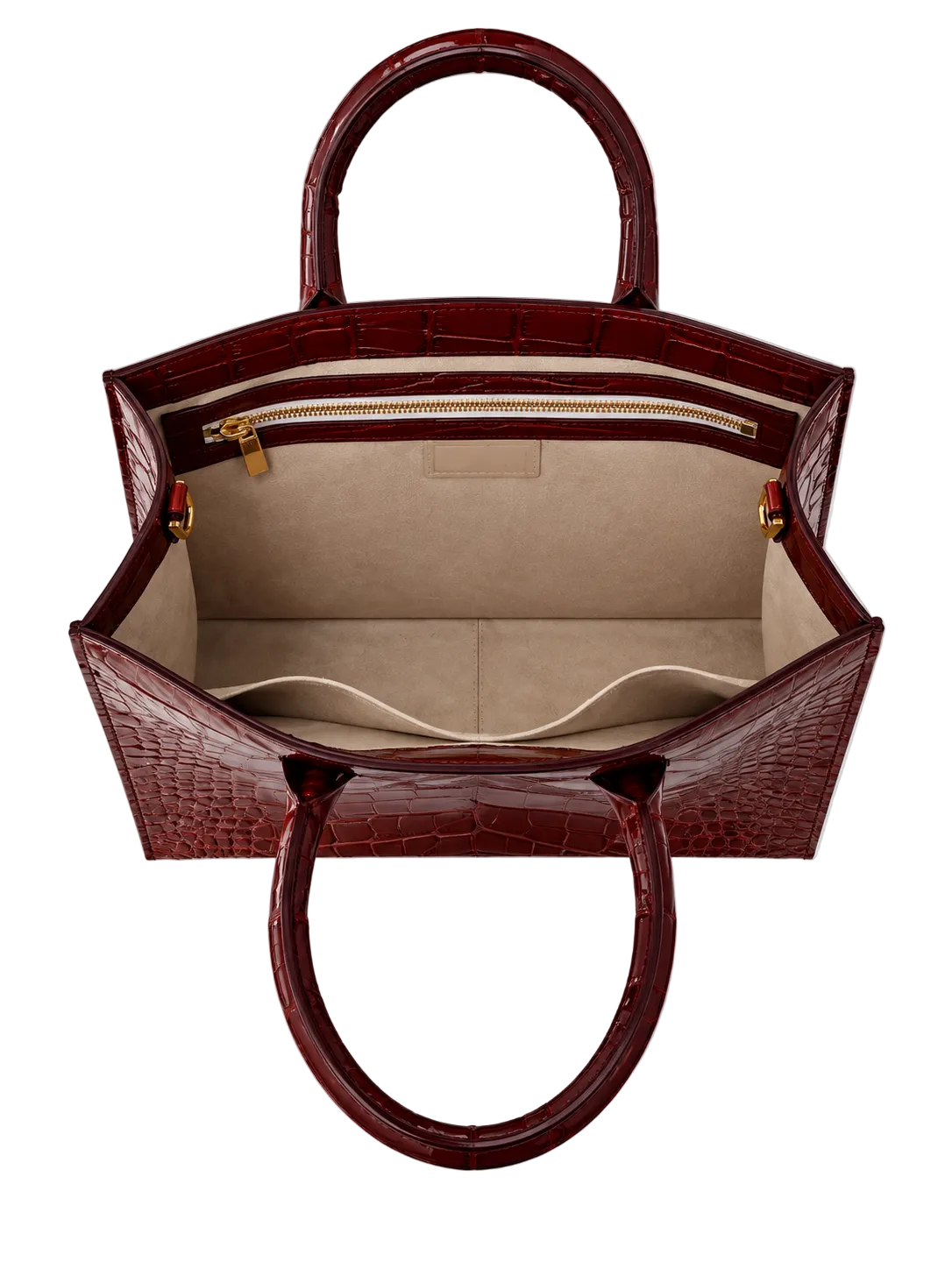 Alligator Market Tote - Sienna