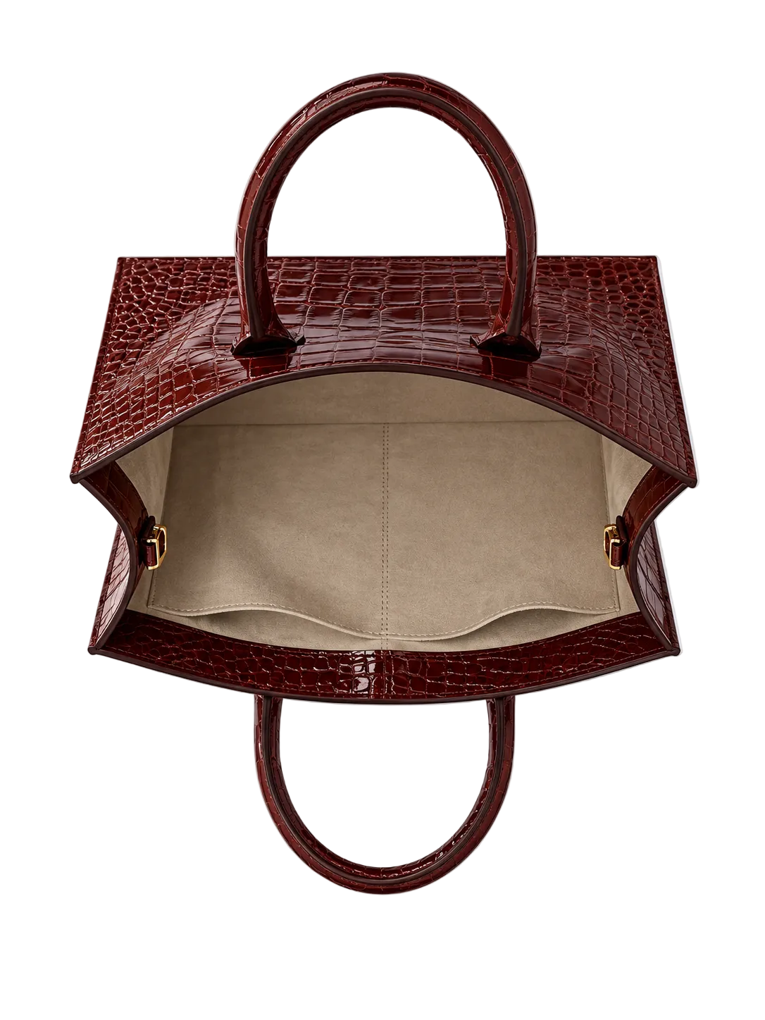 Alligator Market Tote - Sienna