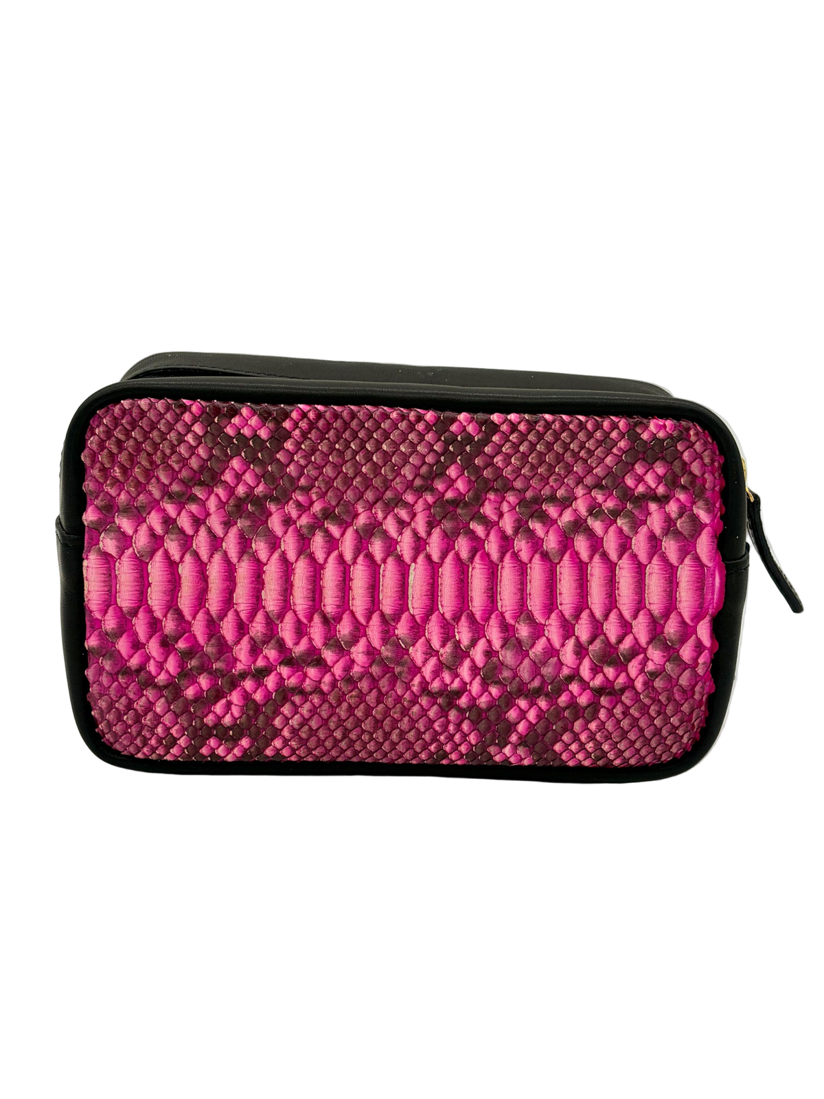 Pink Python Genuine Leather Cross Body