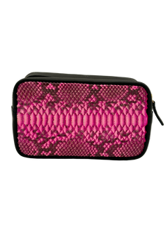 Pink Python Genuine Leather Cross Body