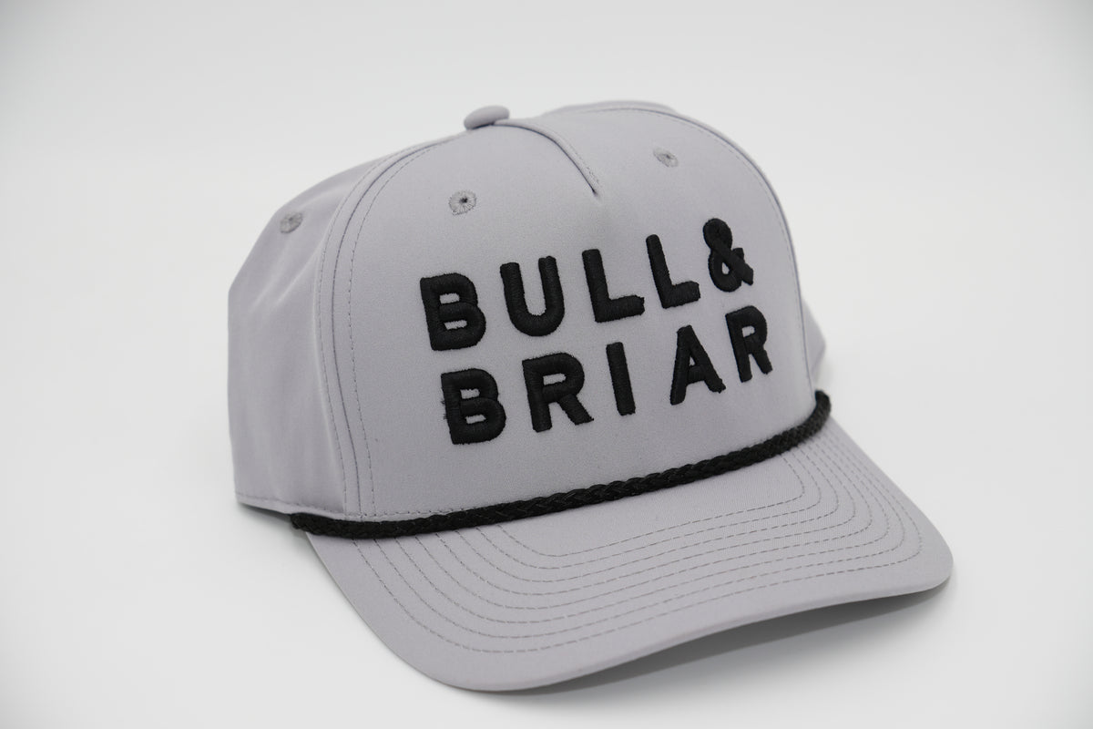 Grey Block Letter Hat