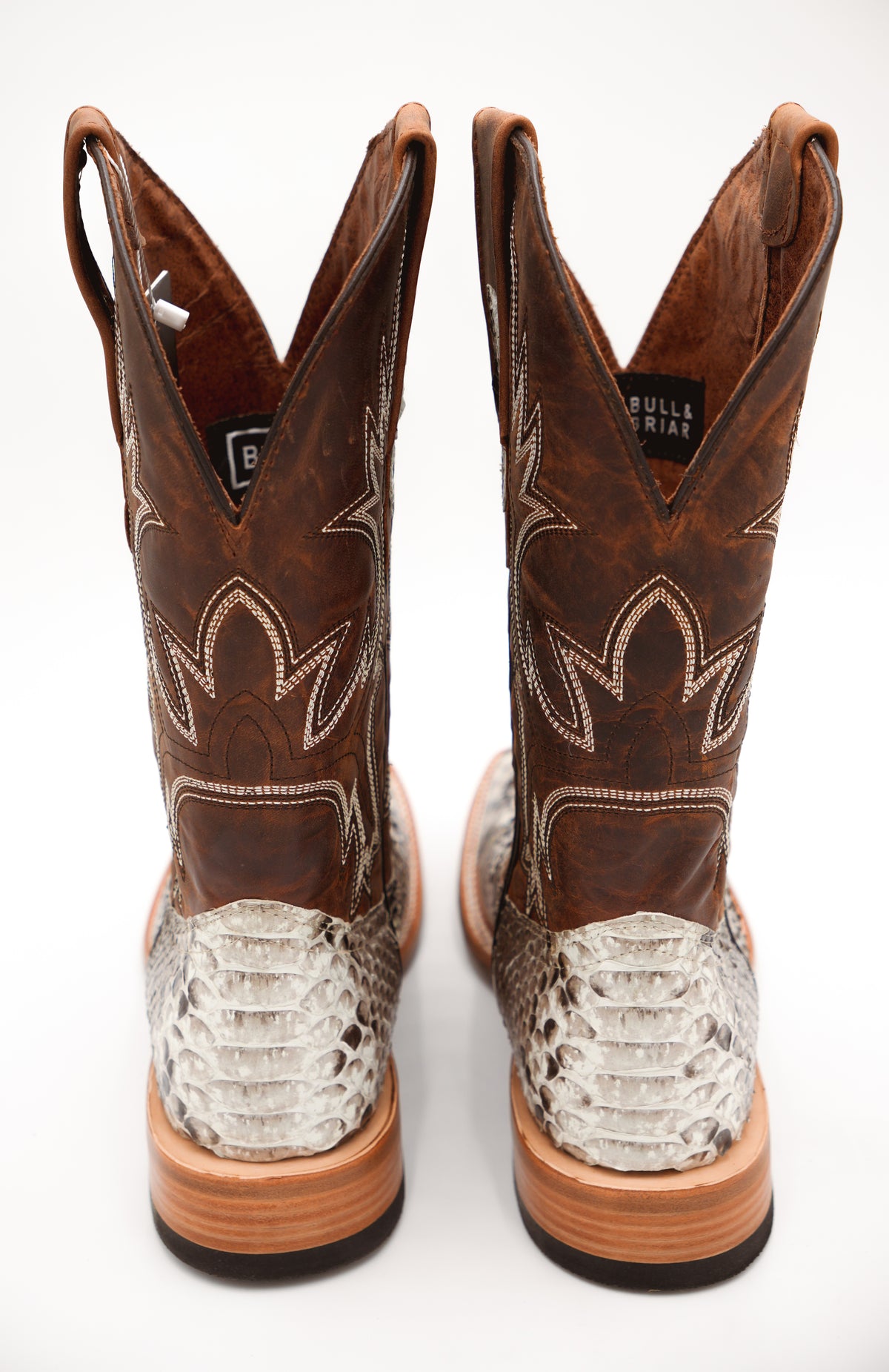 Natural Python Boots