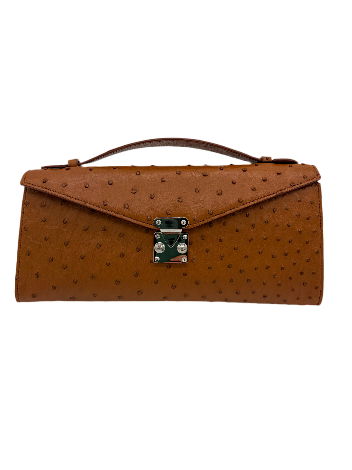 "Grace" Clutch Ostrich