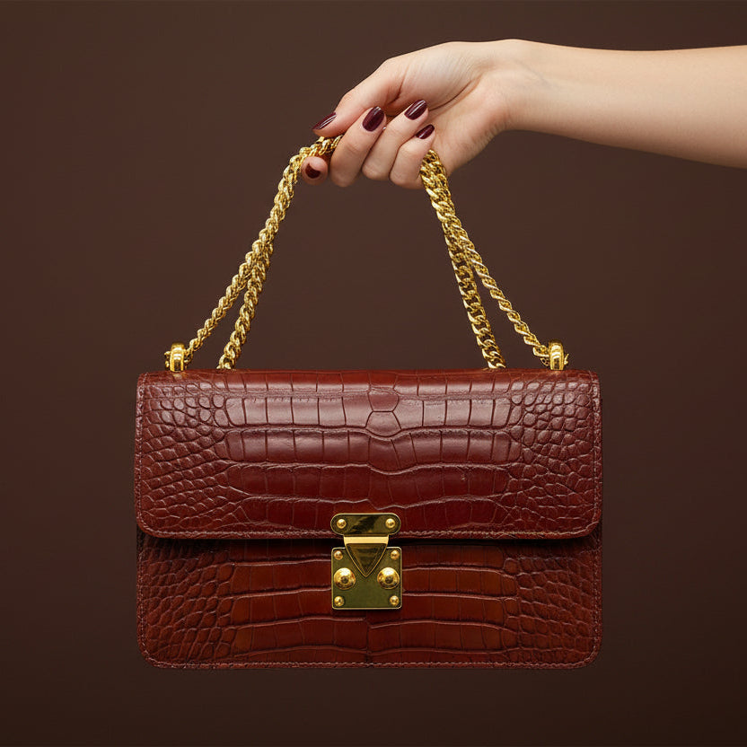 Alligator Chain Bag