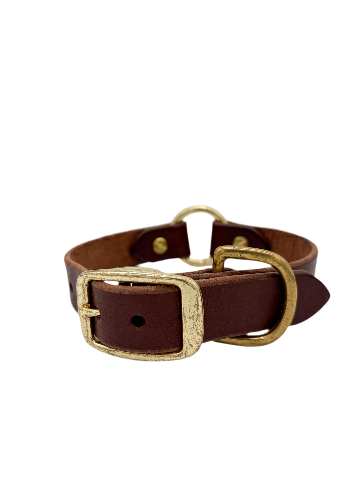 Bridle Leather Dog Collar
