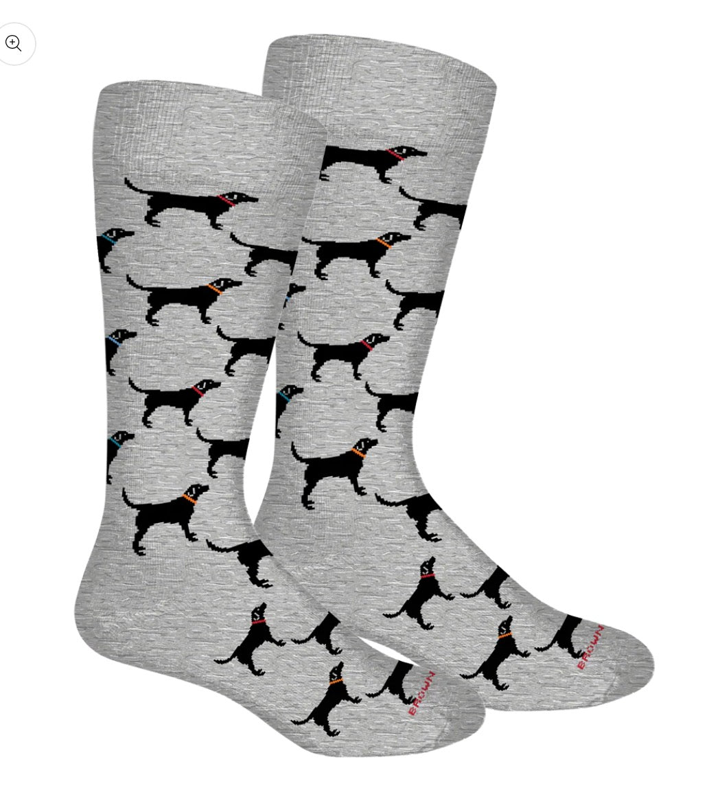 Brown Dog Socks