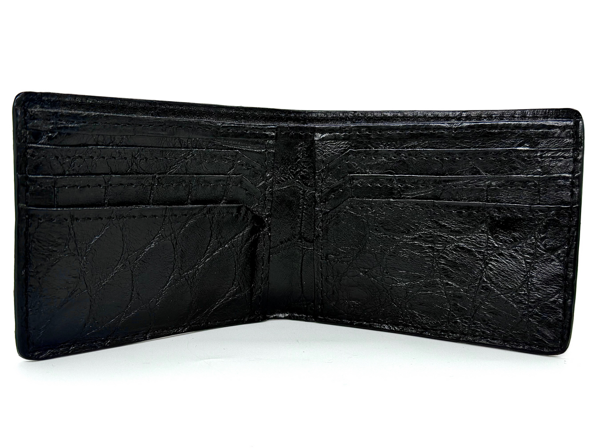 Black Alligator Bifold Wallet
