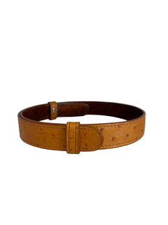 Hat Band- Light Brown Ostrich