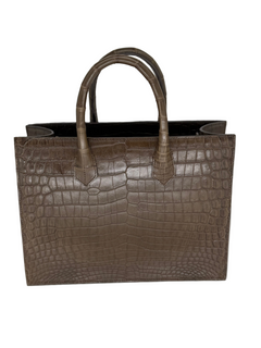 Alligator Market Tote - Olive