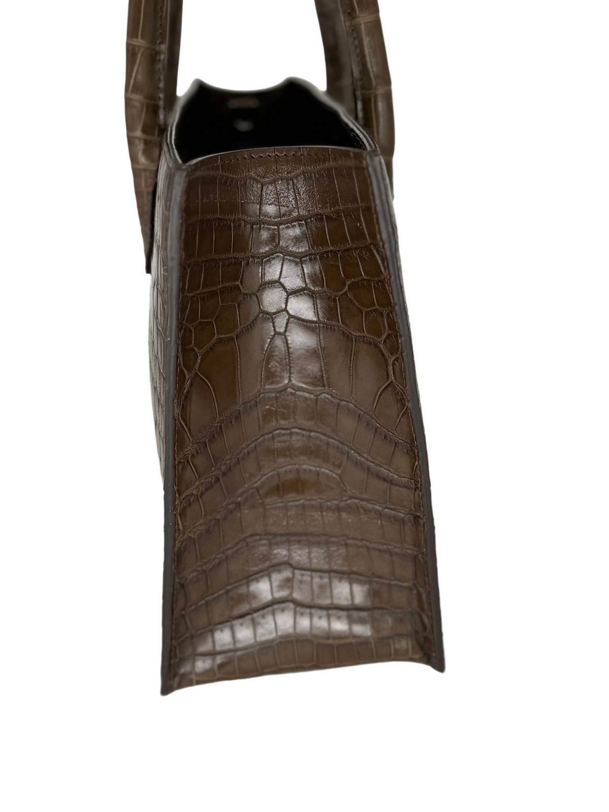 Alligator Market Tote - Olive