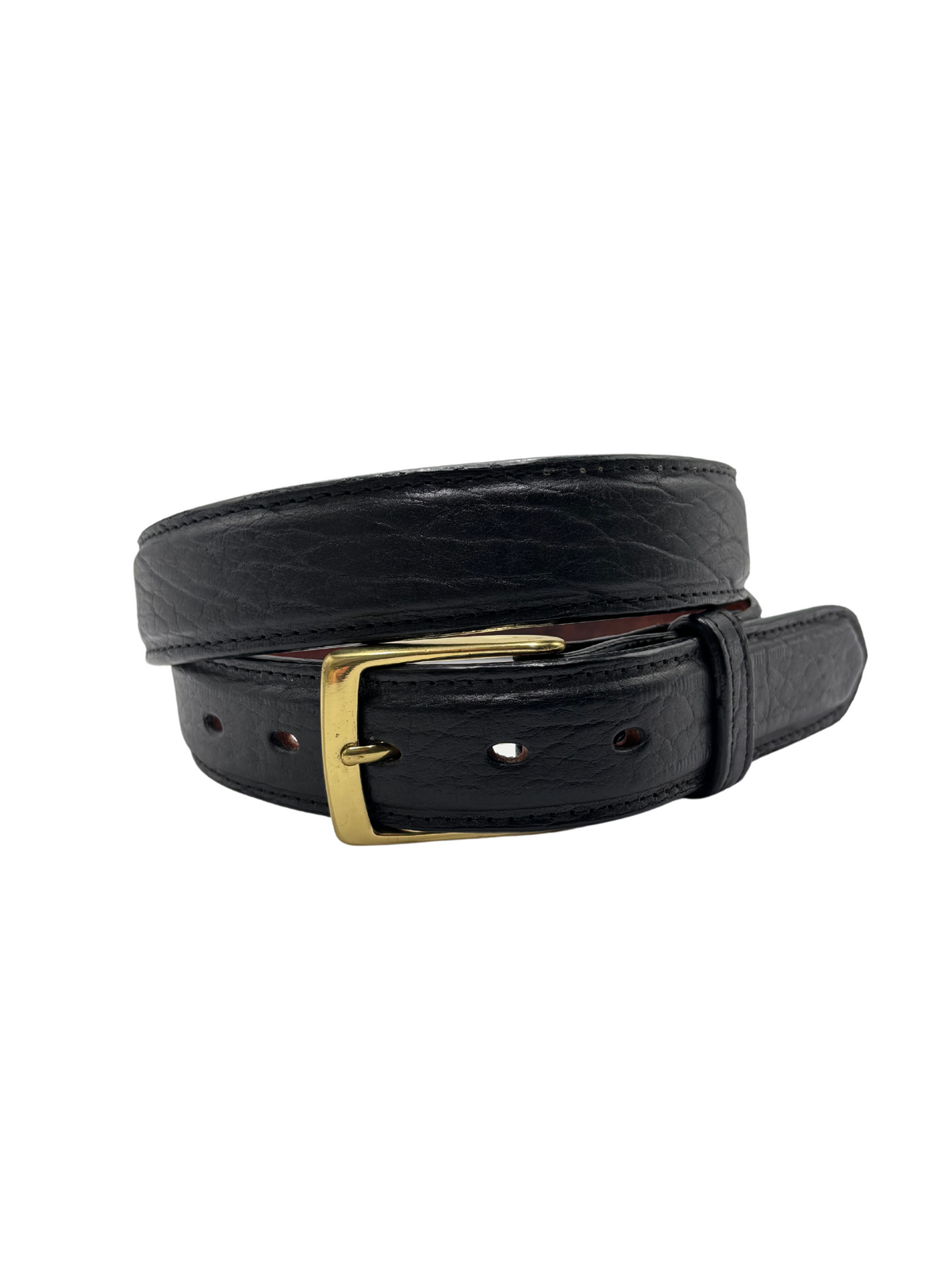 Bull &amp; Briar 1&quot; 3/8 Genuine Bison Belt in Black