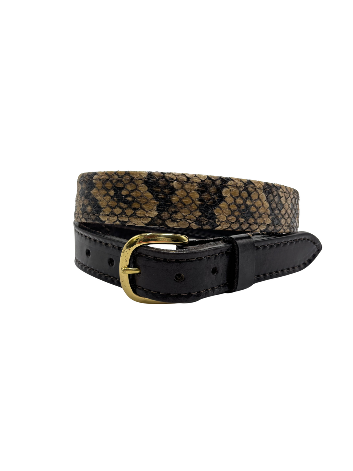 Bull &amp; Briar 1” 1/4 Youth Cottonmouth Moccasin Bridle Leather Belt