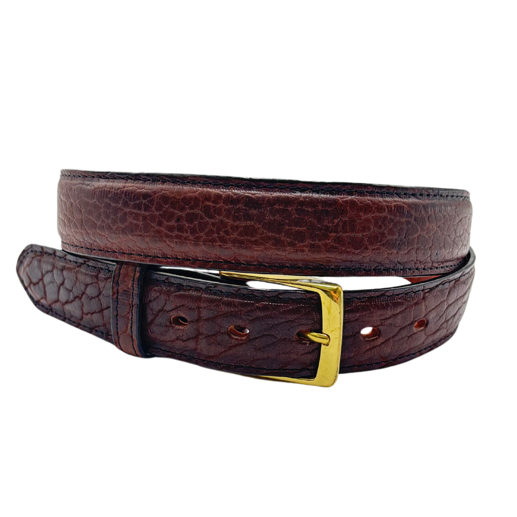 Bull & Briar 1" 3/8 Genuine Bison Belt in Brown