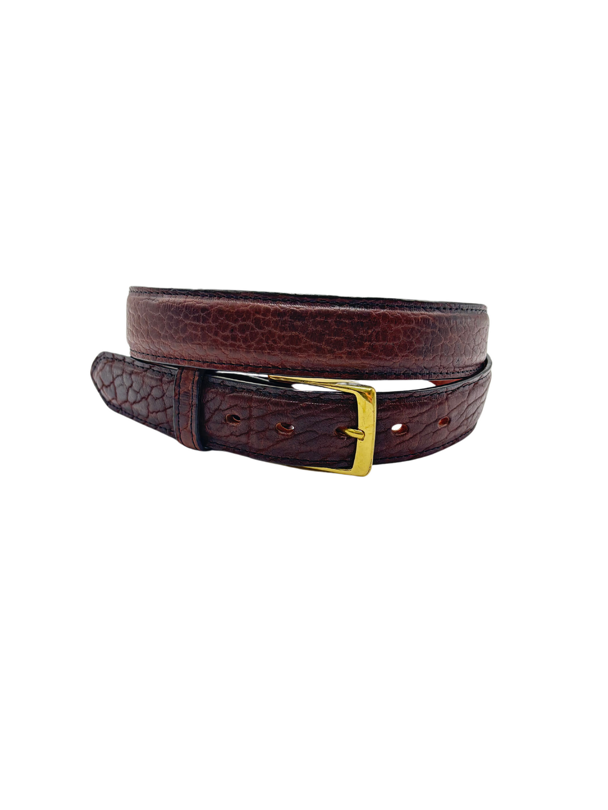 Bull &amp; Briar 1&quot; 3/8 Genuine Bison Belt in Brown