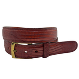 1 3/8” Genuine Iguana Belt in Grain