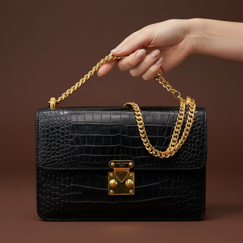 Alligator Chain Bag