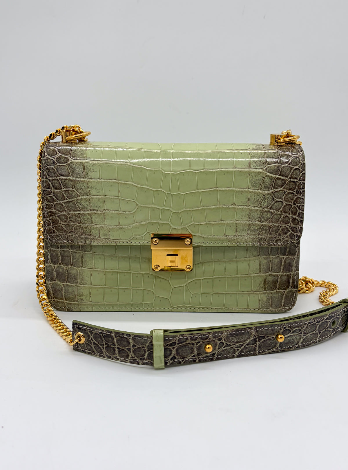 Himalayan Croc Chain Bag