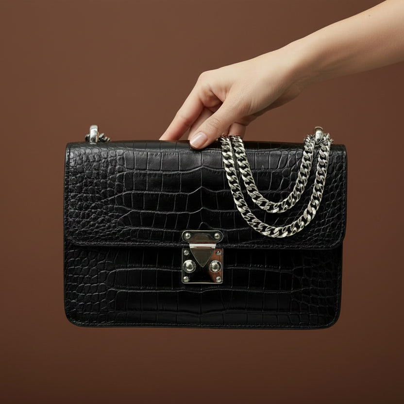 Alligator Chain Bag