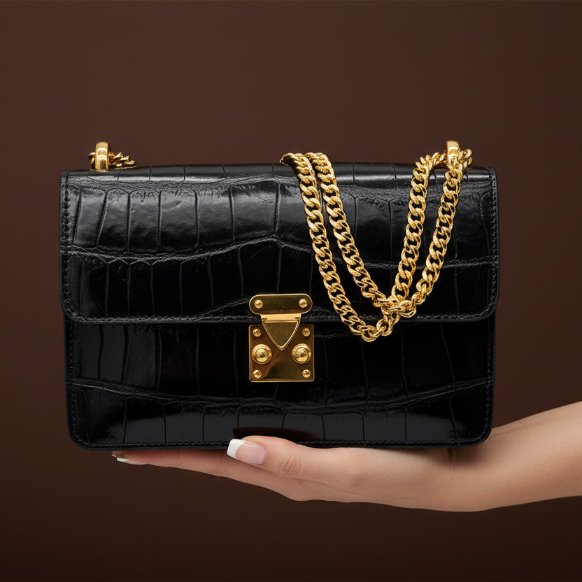 Alligator Chain Bag