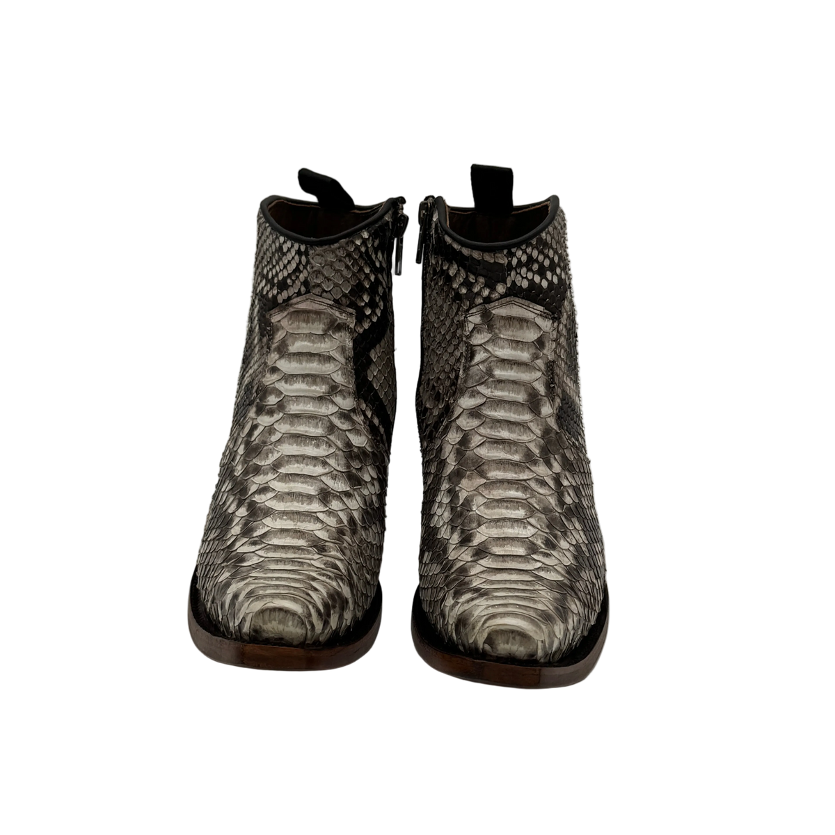 “The Nicole” Python Shorty Boots